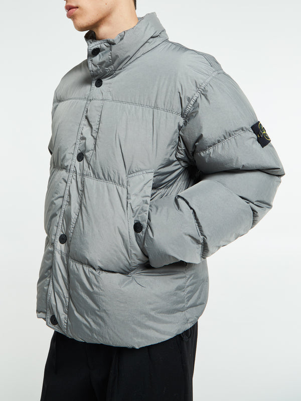 Stoy 4100010 Crinkle Reps NY Bomber Jacket In Cement