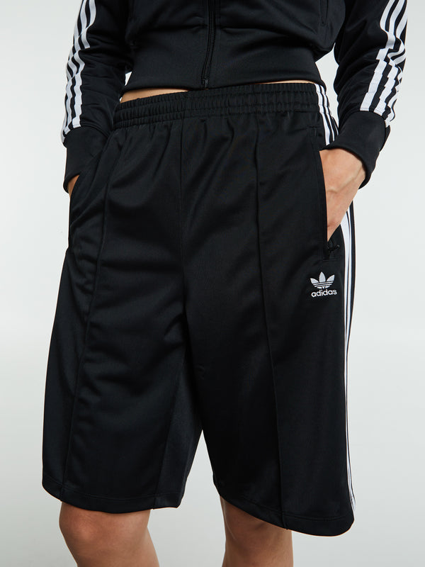 stoy Adicolor Firebird Long Shorts in Black and White