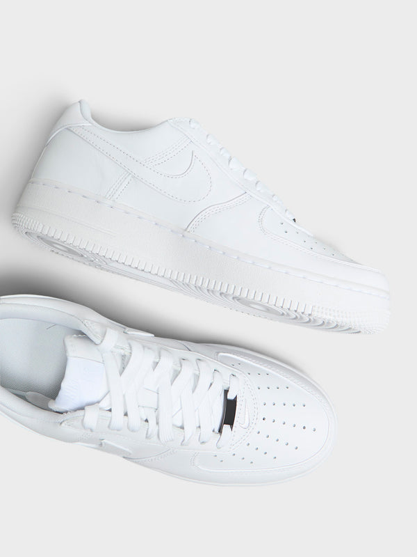 Stoy Air Force 1 Low Retro PRM Sneakers In White White And Black