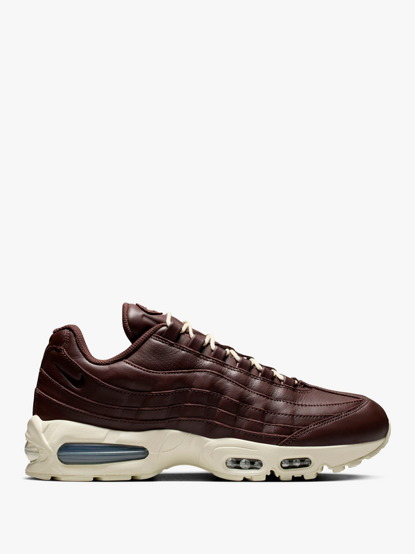 stoy Air Max 95 Big Bubble Leather in Baroque Brown and Coconut Milk