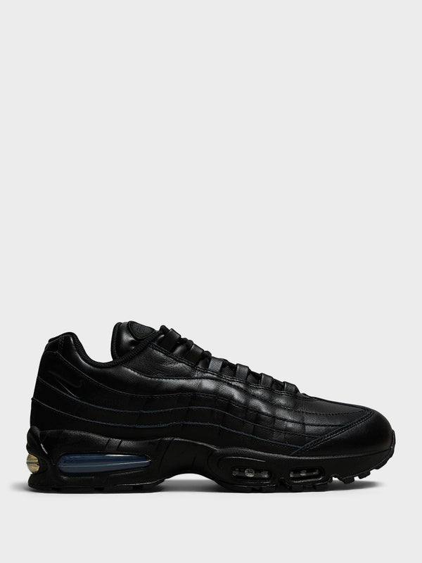 stoy Air Max 95 Big Bubble Leather QS Sneakers in Triple Black