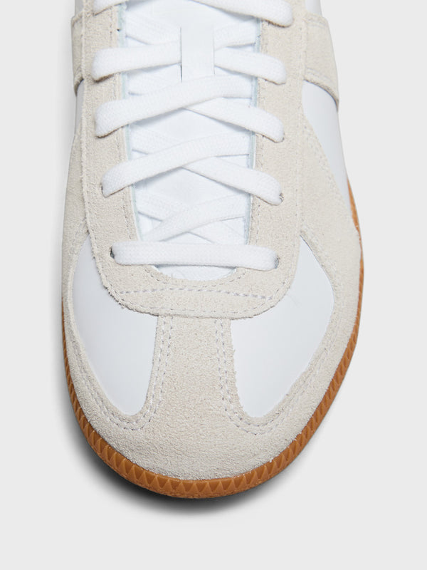 Stoy BW Army Sneakers In Ftwr White Ftwr White And Chalk White