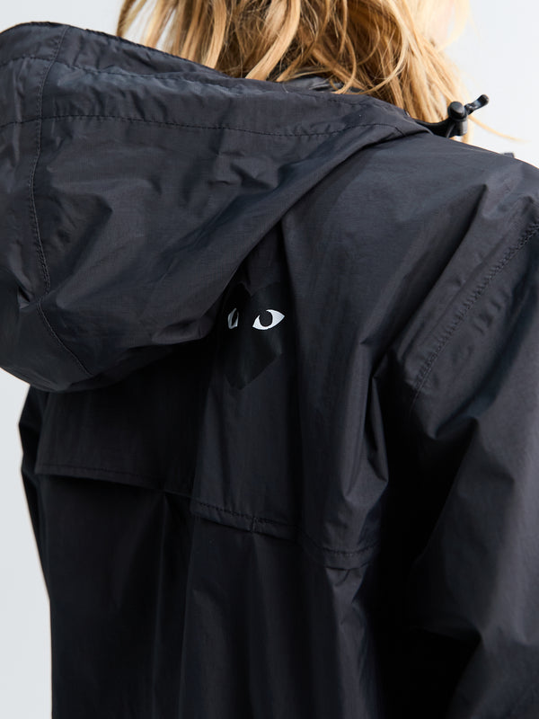 Stoy CDG Play X K Way Full Zip Packable Jacket In Black