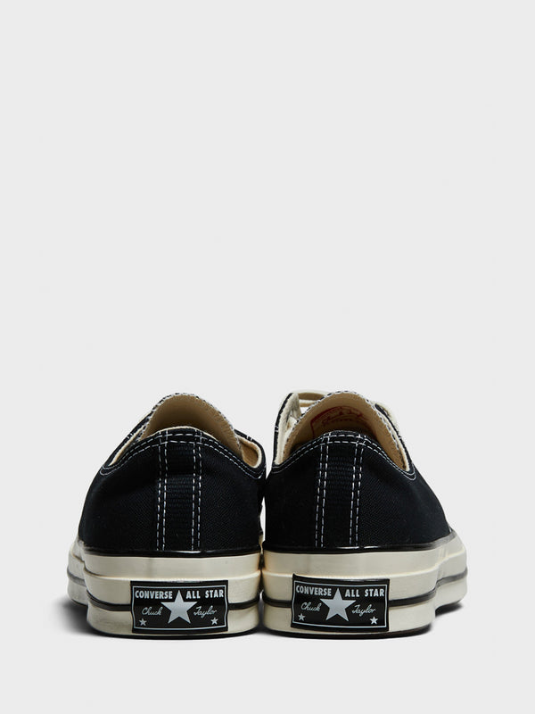 Stoy Chuck 70 Low Top Canvas Sneakers In Black/Black/Egret