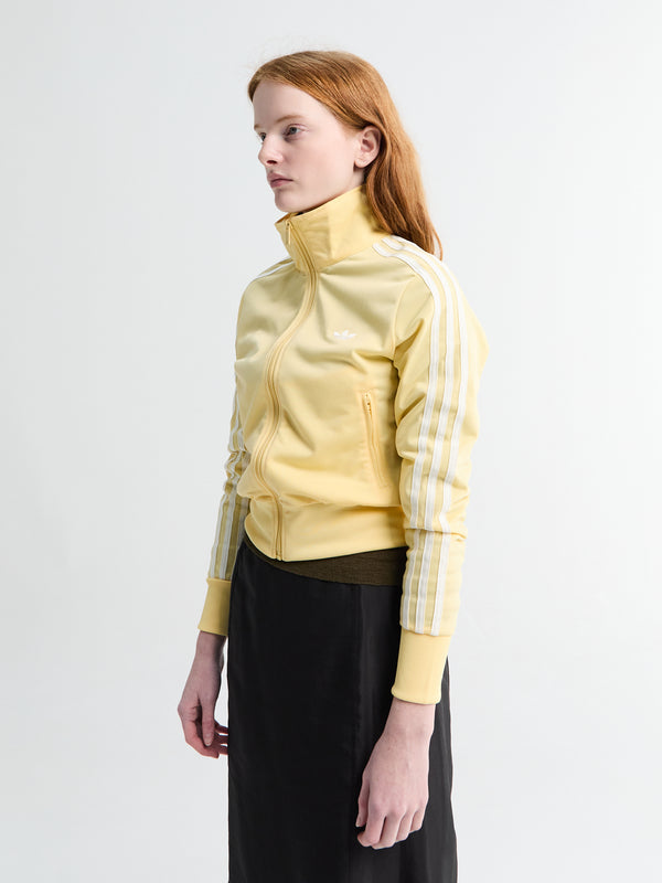 Stoy Classic Firebird Track Top In Orange Tint And Off White