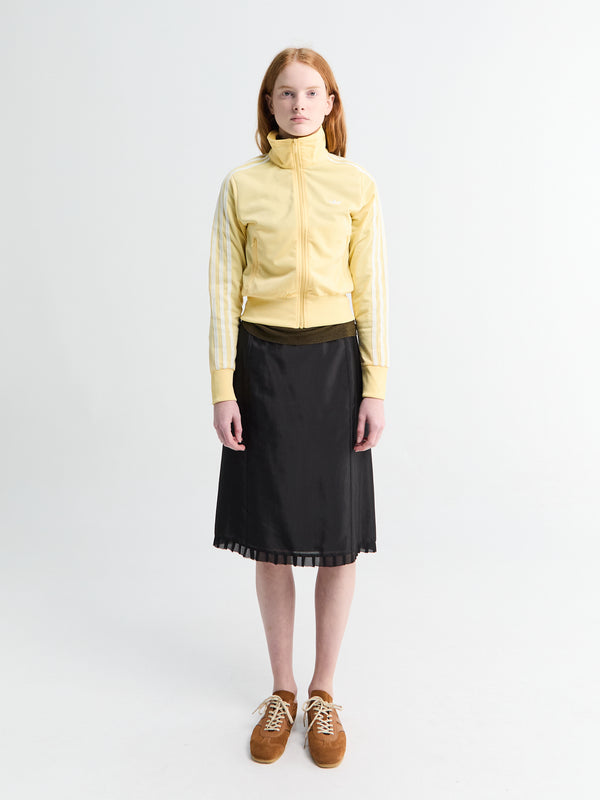 Stoy Classic Firebird Track Top In Orange Tint And Off White