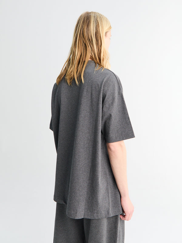 Stoy Classic Short Sleeve T-Shirt In Charcoal Heather