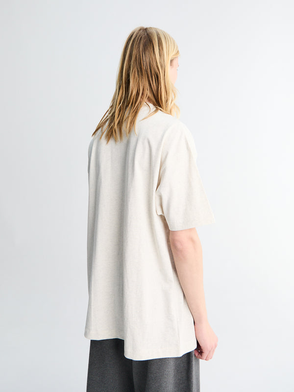 Stoy Classic Short Sleeve T-Shirt In Oatmeal Heather