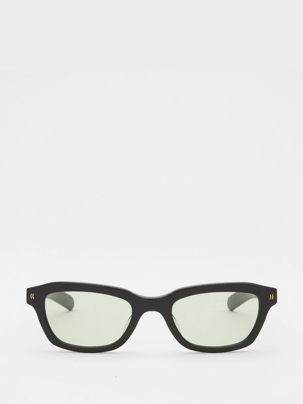 stoy Clint Sunglasses in Solid Brown and Chill Out Green Lens