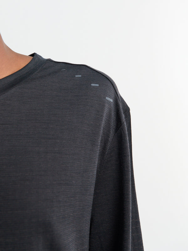 Stoy Dry-Fit ADV Run T-Shirt In Black And Anthracite