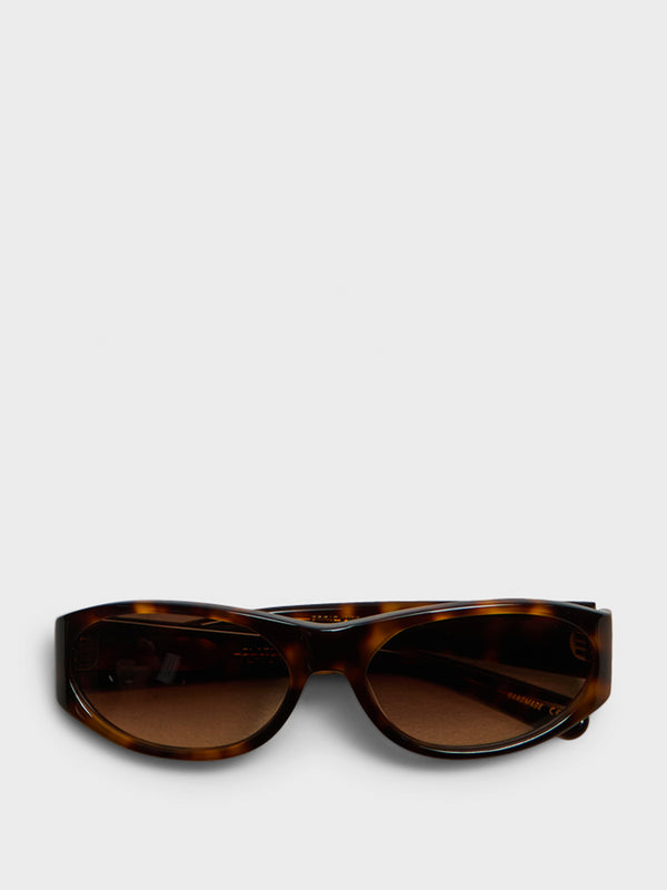stoy Eddie KYU Sunglasses in Dark Tortoise and Brown Gradient Lens