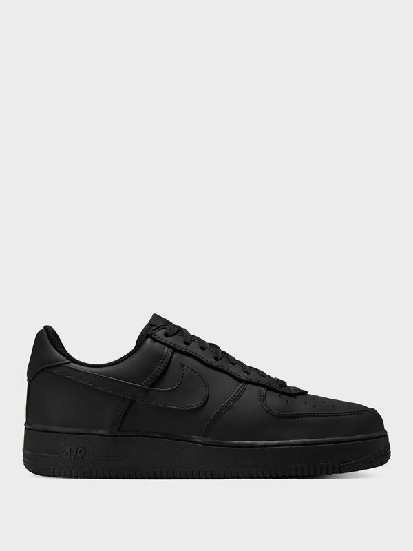 stoy Force 1 Low Retro PRM Sneakers in Black Black and White