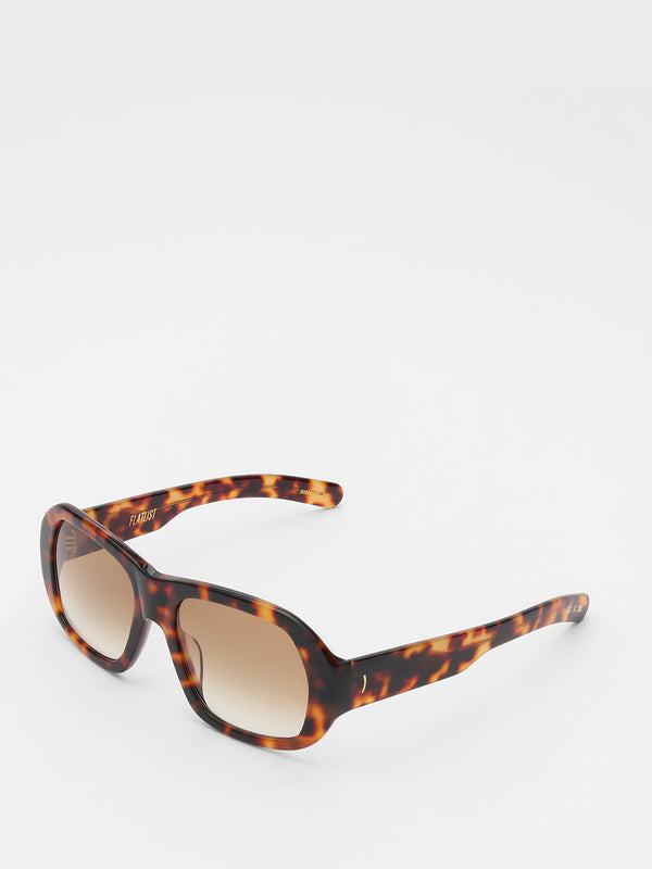 Stoy Ford Sunglasses In Havana And Light Brown Gradient Lens