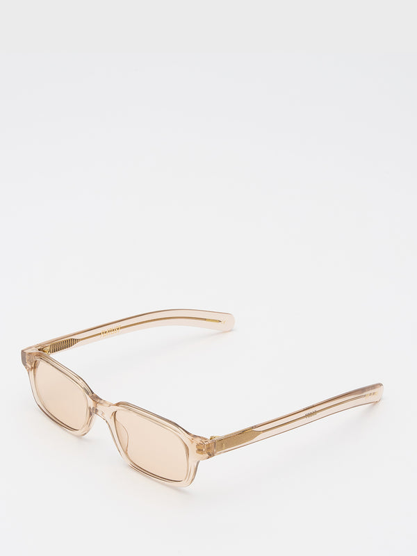 Stoy Hanky Sunglasses In Crystal Beige And Peach Lens