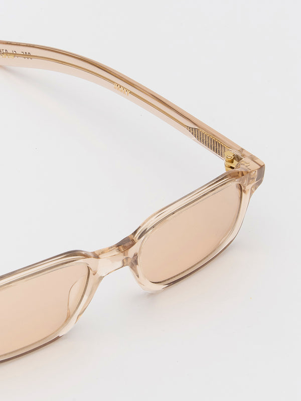 Stoy Hanky Sunglasses In Crystal Beige And Peach Lens