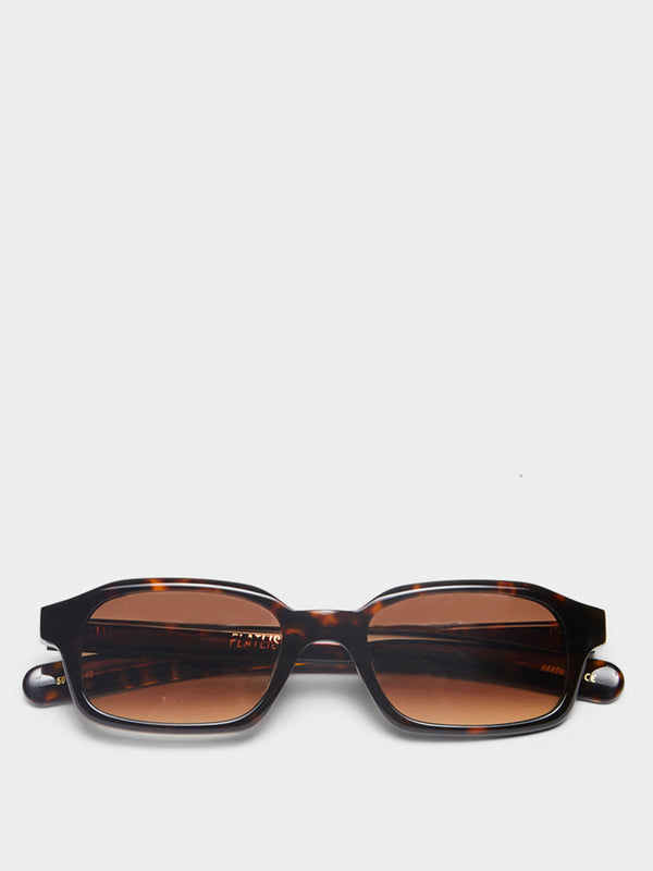 stoy Hanky Sunglasses in Dark Tortoise and Brown Gradient