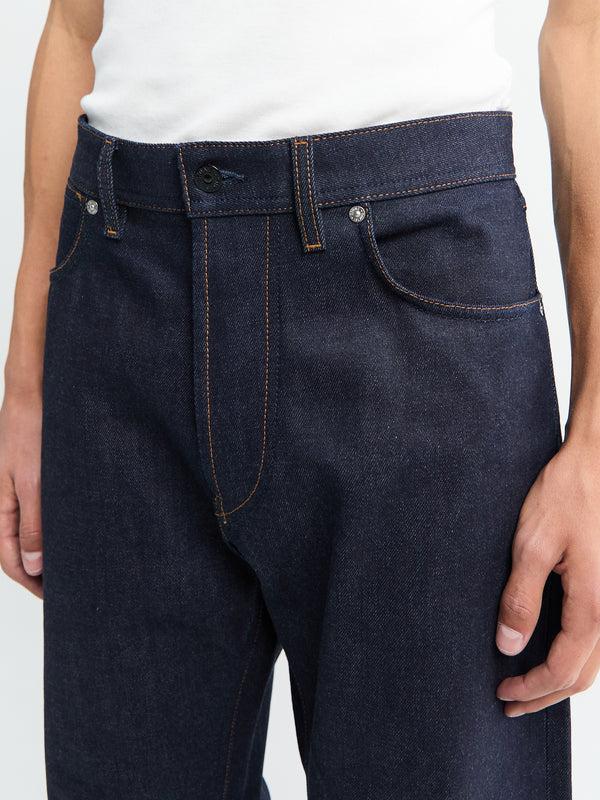 Stoy J100008 Selvedge Indigo Denim Trousers In Blue Raw