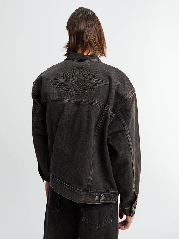 Stoy Levi's X Jordan Type III Trucker Jacket In Black