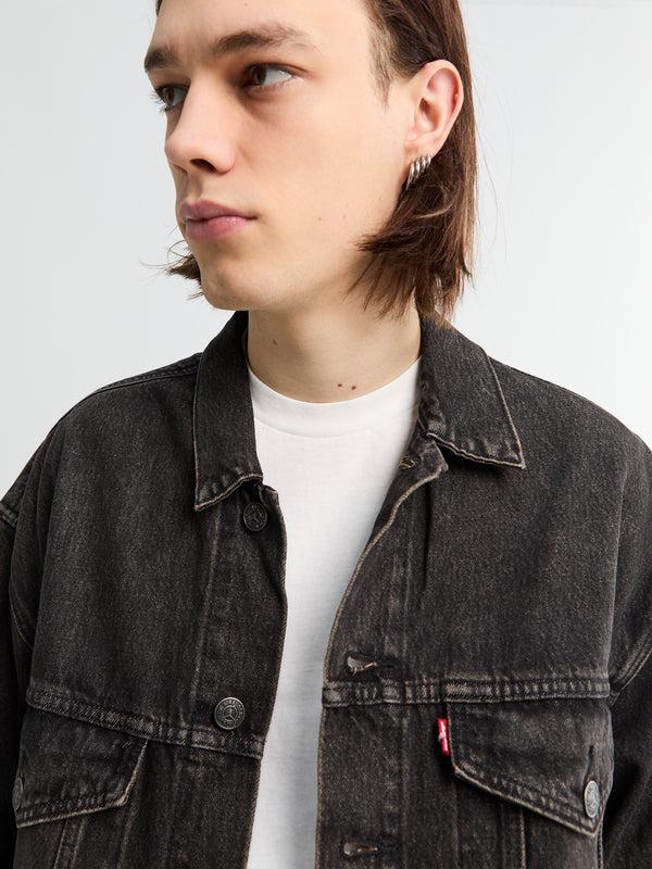 Stoy Levi's X Jordan Type III Trucker Jacket In Black