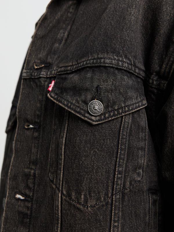 Stoy Levi's X Jordan Type III Trucker Jacket In Black