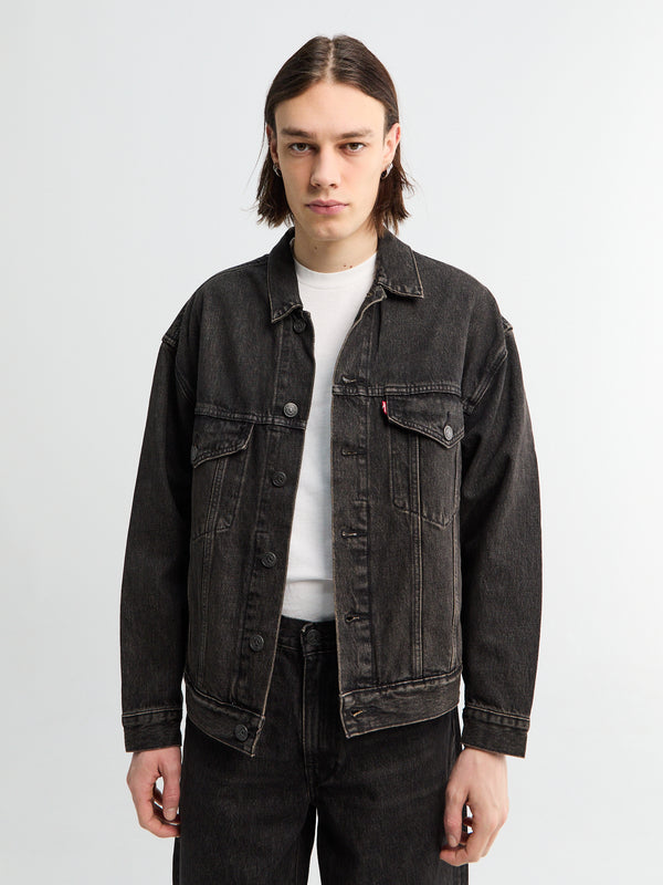 stoy Levi's X Jordan Type III Trucker Jacket in Black