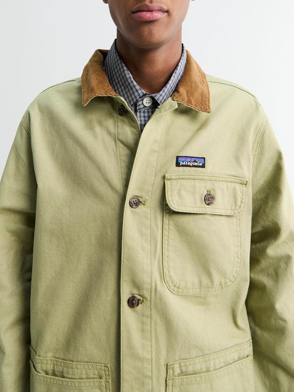 Stoy M's Point Reyes Canvas Jacket In Gumtree Green