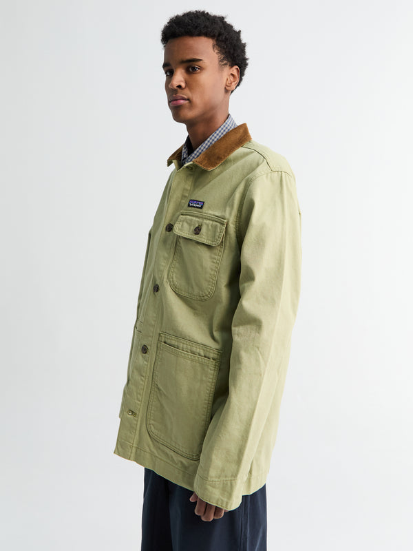 Stoy M's Point Reyes Canvas Jacket In Gumtree Green