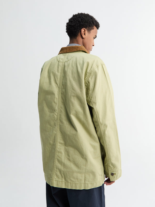 Stoy M's Point Reyes Canvas Jacket In Gumtree Green