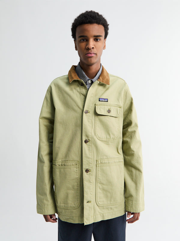 stoy M's Point Reyes Canvas Jacket in Gumtree Green