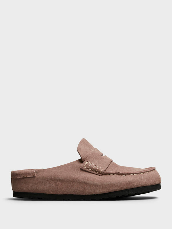 stoy Naples Wrapped Suede Leather Shoes in Pink Clay