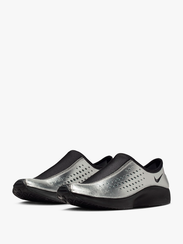 Stoy Nike Air Superfly Moc In Metallic Silver/Black