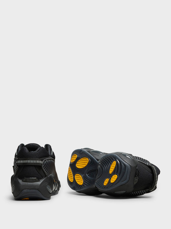 Stoy Nocta Glide Sneakers In Black Black Iron Grey And University Gold