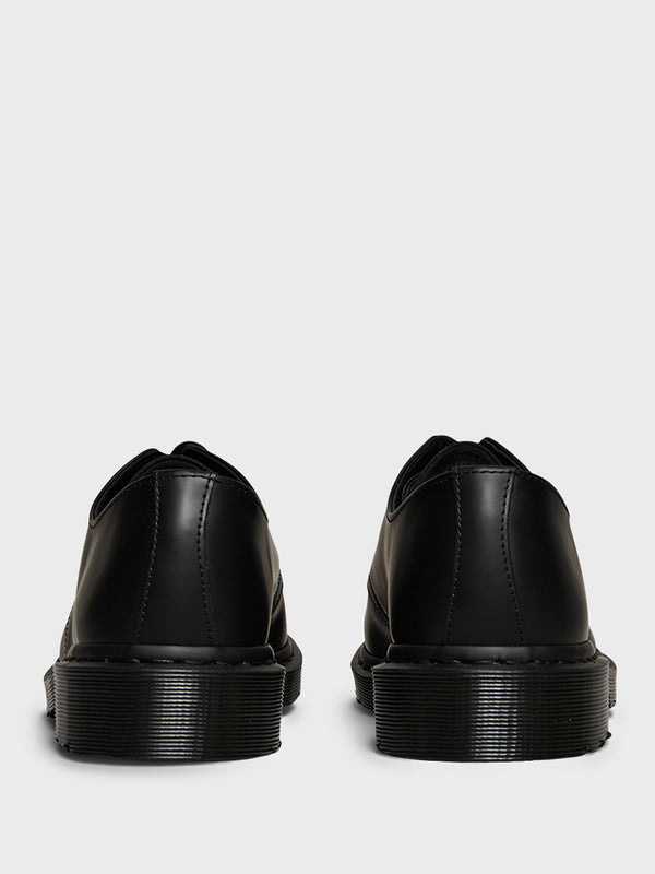 Stoy 1461 Shoes In Mono Black Smooth