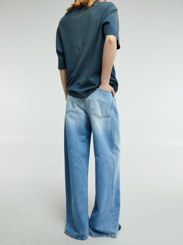 Stoy 1981 U Jeans In Light Blue Vintage