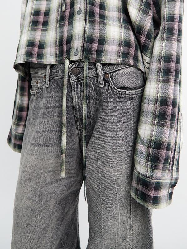 Stoy 2006F Loose Fit Jeans In Washed Black