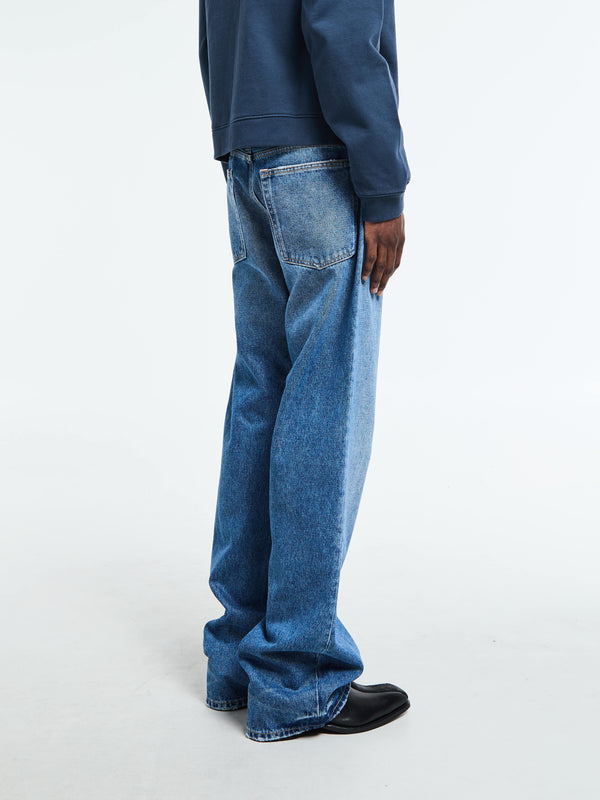 Stoy 2010M Regular Fit Jeans In Mid Blue