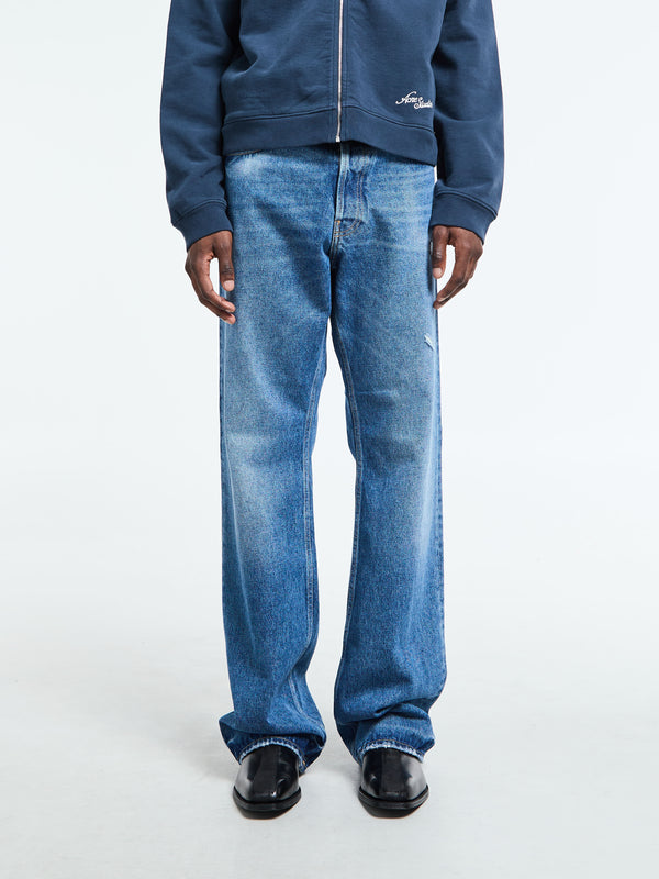 Stoy 2010M Regular Fit Jeans In Mid Blue