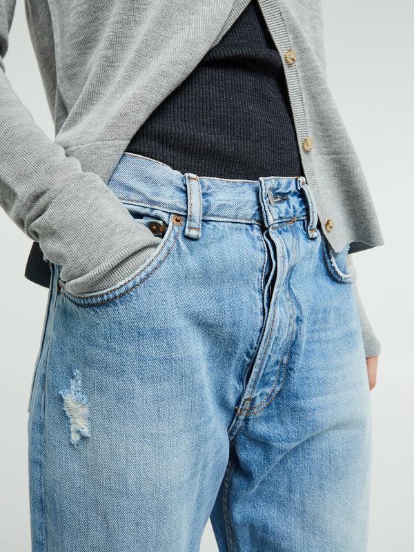 Stoy 2021 Loose Fit Jeans In Light Blue Vintage