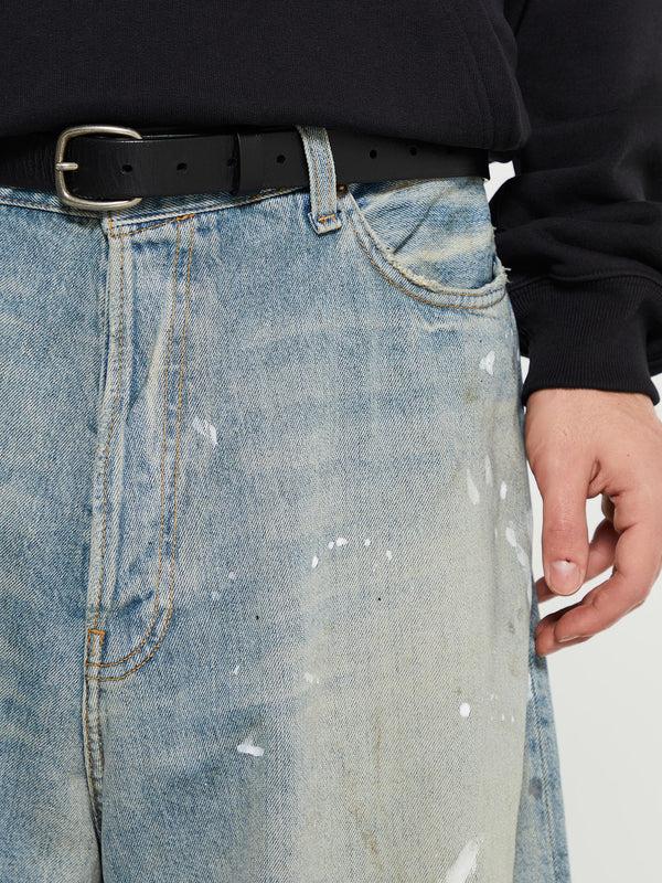 Stoy 2023 Super Baggy Fit Jeans In Light Blue