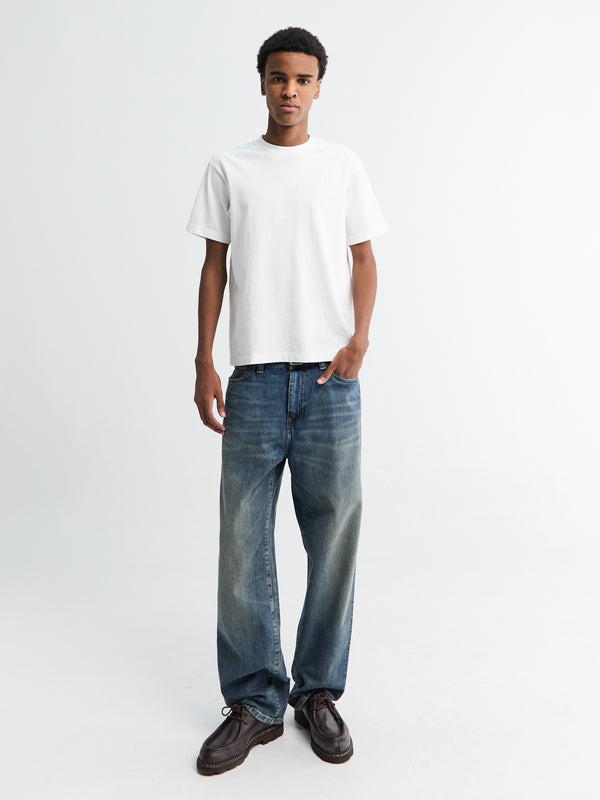 Stoy Aaron Pants In Blue Worn Washed