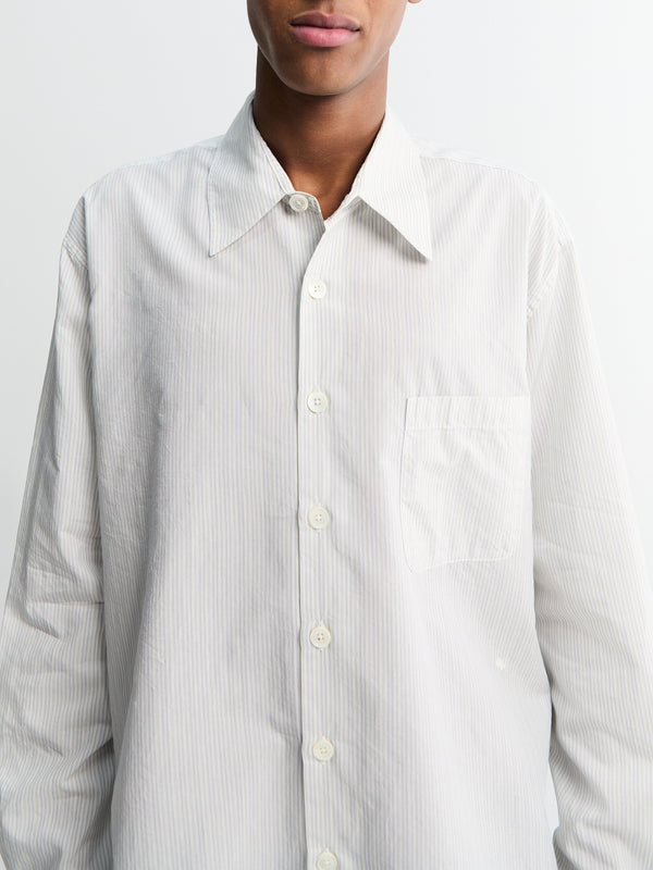 Stoy Above Shirt In Index Stripe Coolthread Cloth