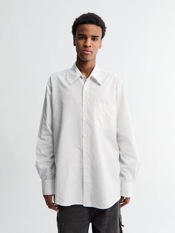 stoy Above Shirt in Index Stripe Coolthread Cloth