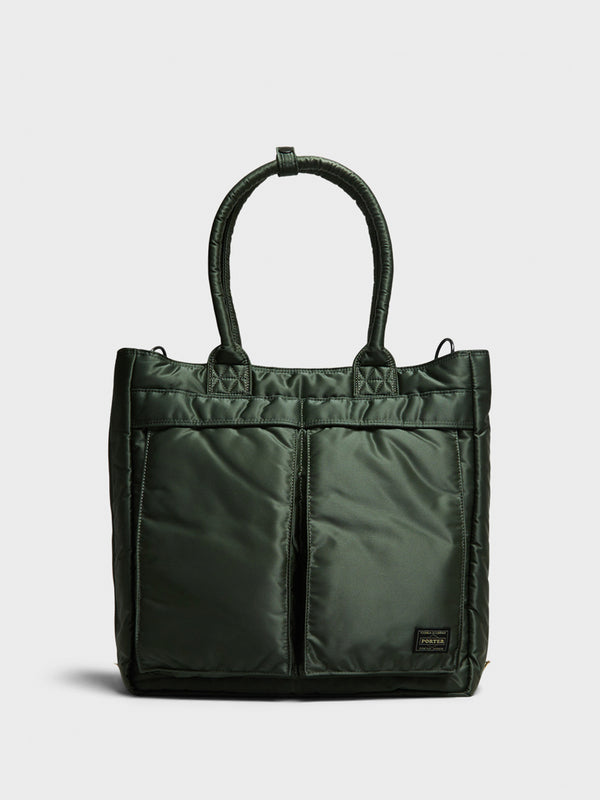 stoy ALL NEW TANKER 2Way Tote Bag in Sage Green