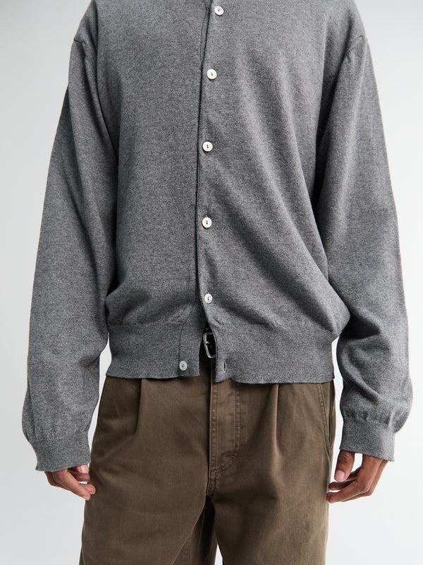 Stoy Another Cardigan 2.0 In Dark Grey Melange