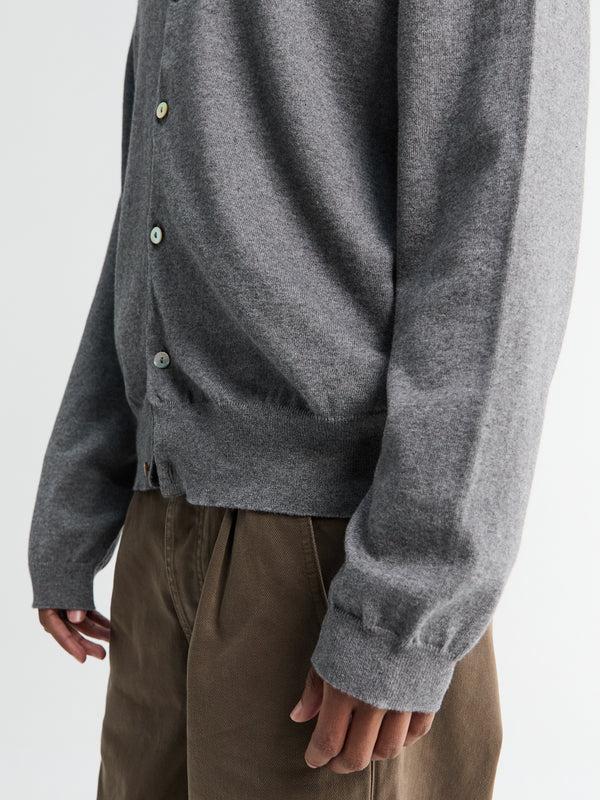 Stoy Another Cardigan 2.0 In Dark Grey Melange