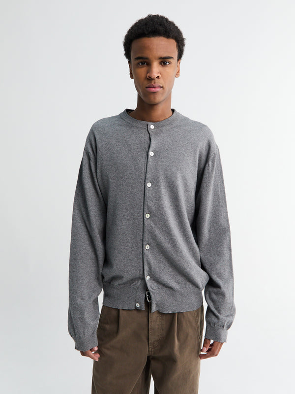 stoy Another Cardigan 2.0 in Dark Grey Melange
