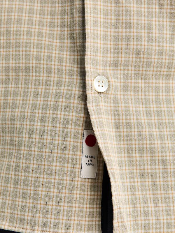 Stoy Another Shirt 4.0 JPN In Green And Ecru Check