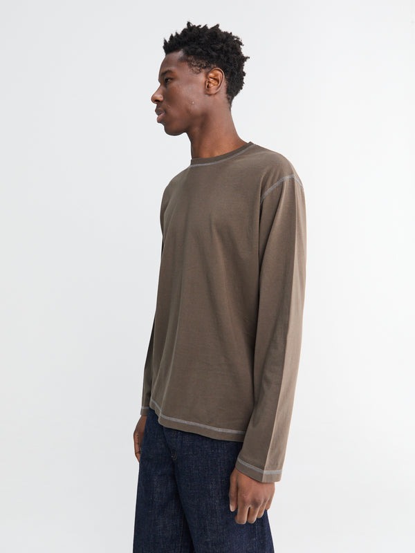 Stoy Another T-Shirt 3.0 In Brown And Navy