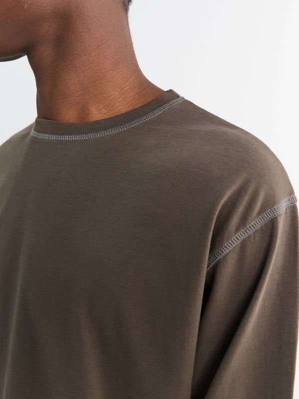 Stoy Another T-Shirt 3.0 In Brown And Navy