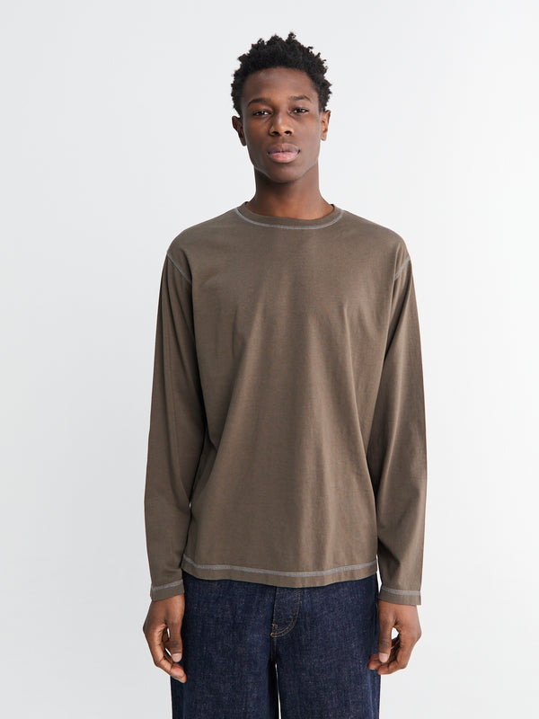 stoy Another T-Shirt 3.0 in Brown and Navy